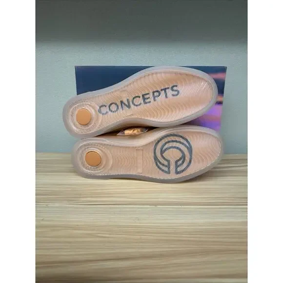 Sperry x Concepts Mens Size 6 3-Eye Cup Top Siders Orange